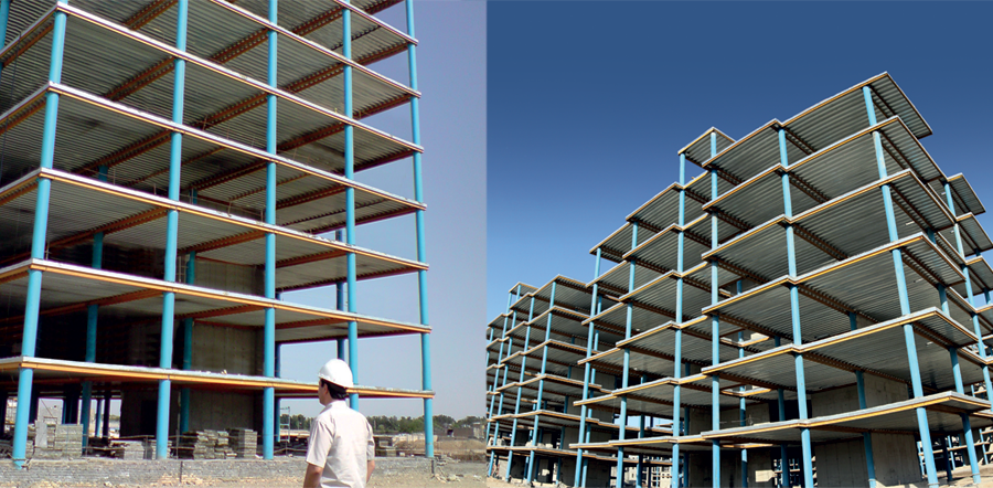 مقدار آهن آلات و بتن مصرفی